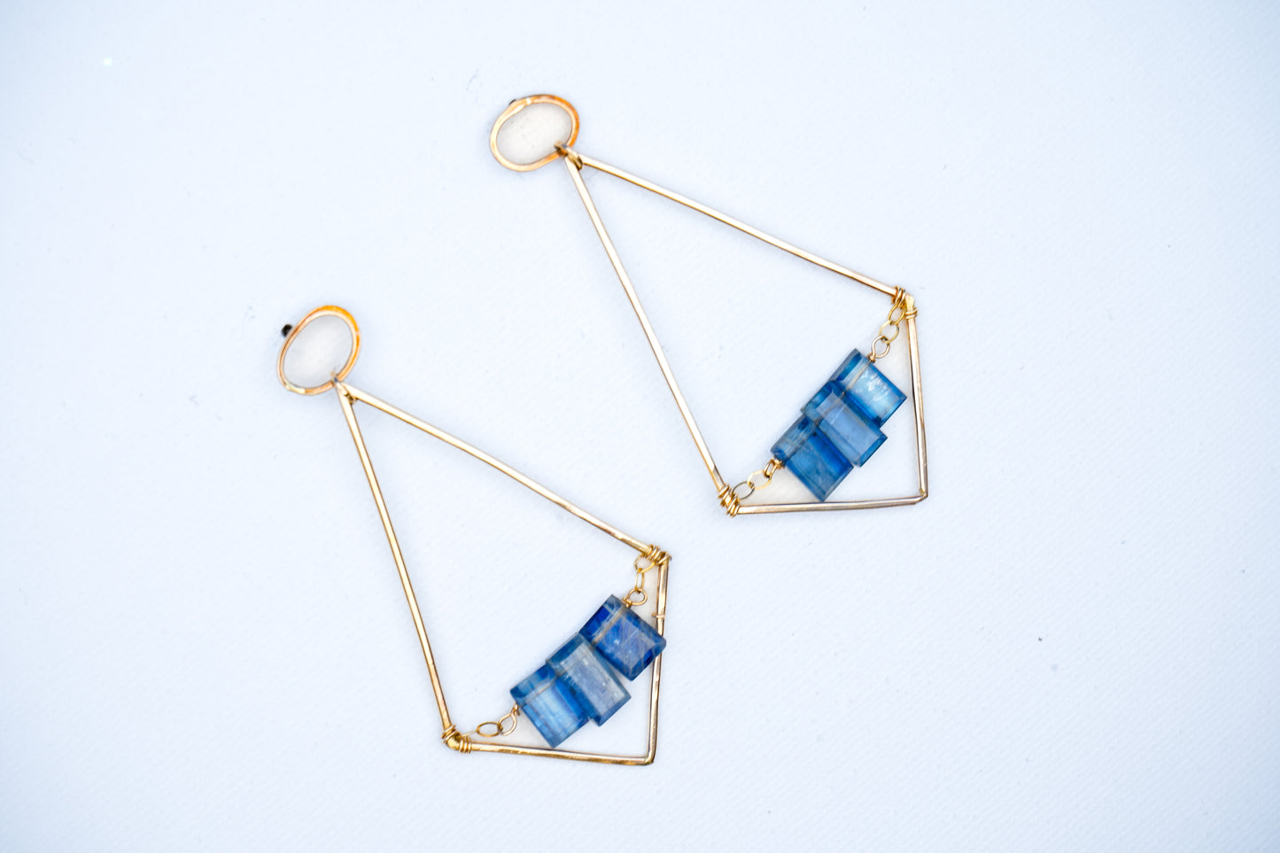 Kyanite Large Argyle Earrings