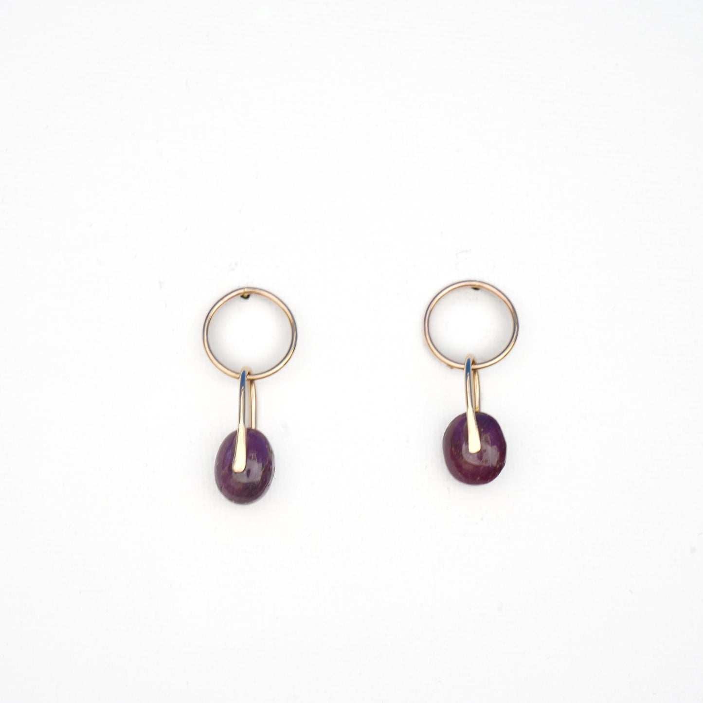 Ruby Drop Earrings