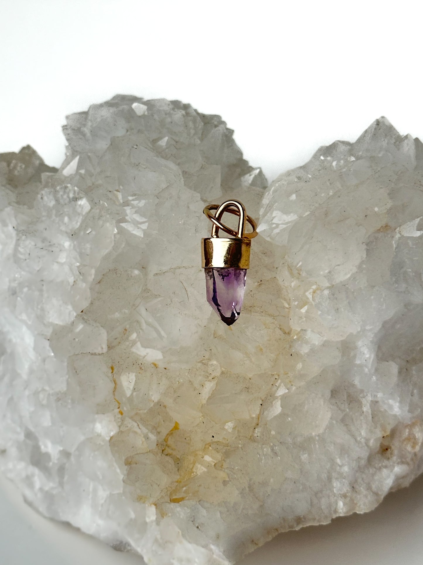 Amethyst Crystal Pendant