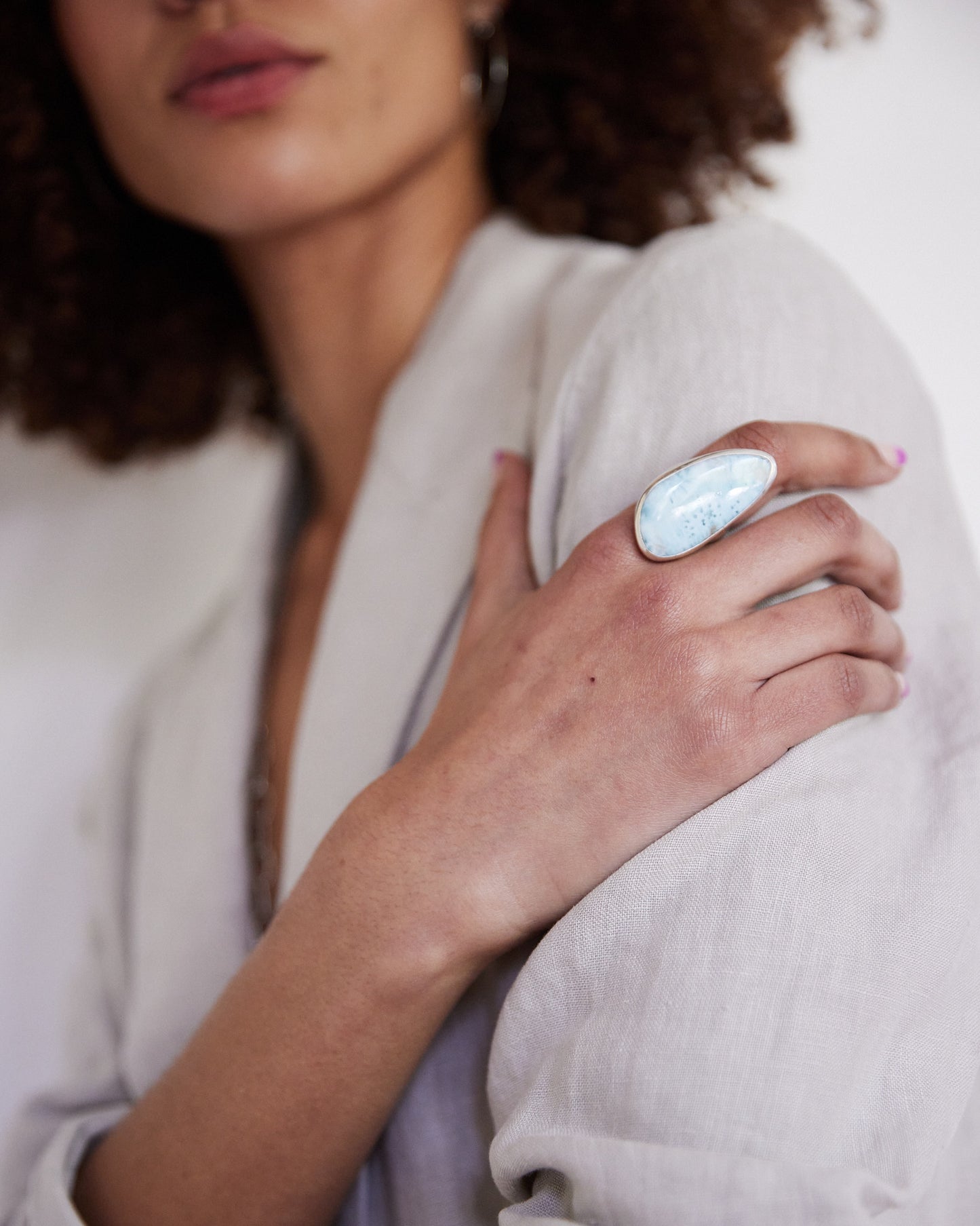 Larimar Ring