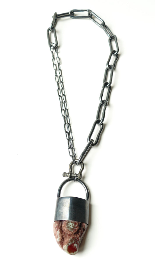 N°241 Necklace-Blackened Sterling Silver