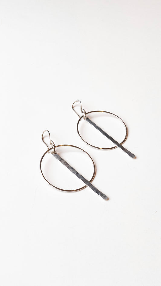 Pendulum Earrings - Silver