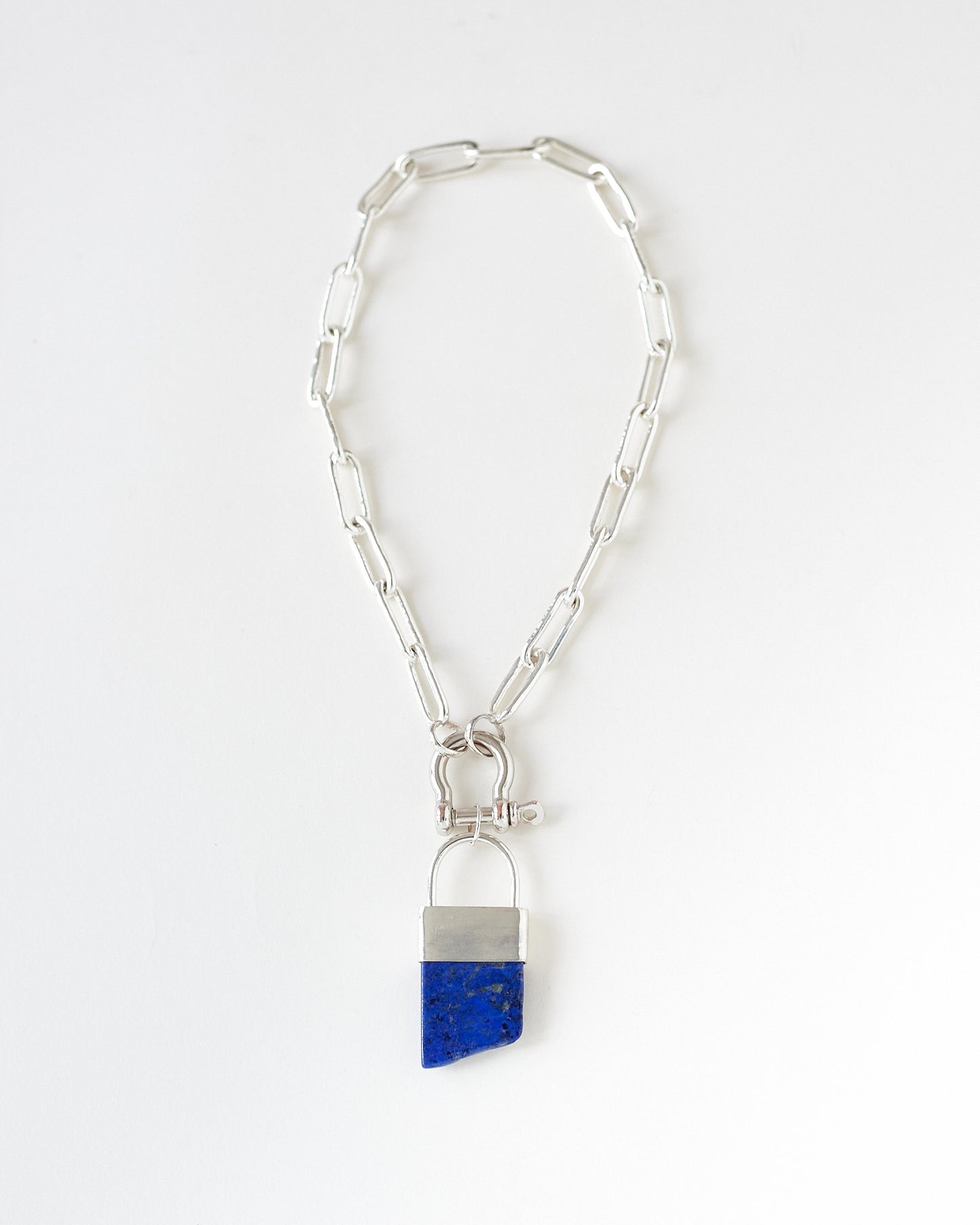 Lapis Silver Pendant