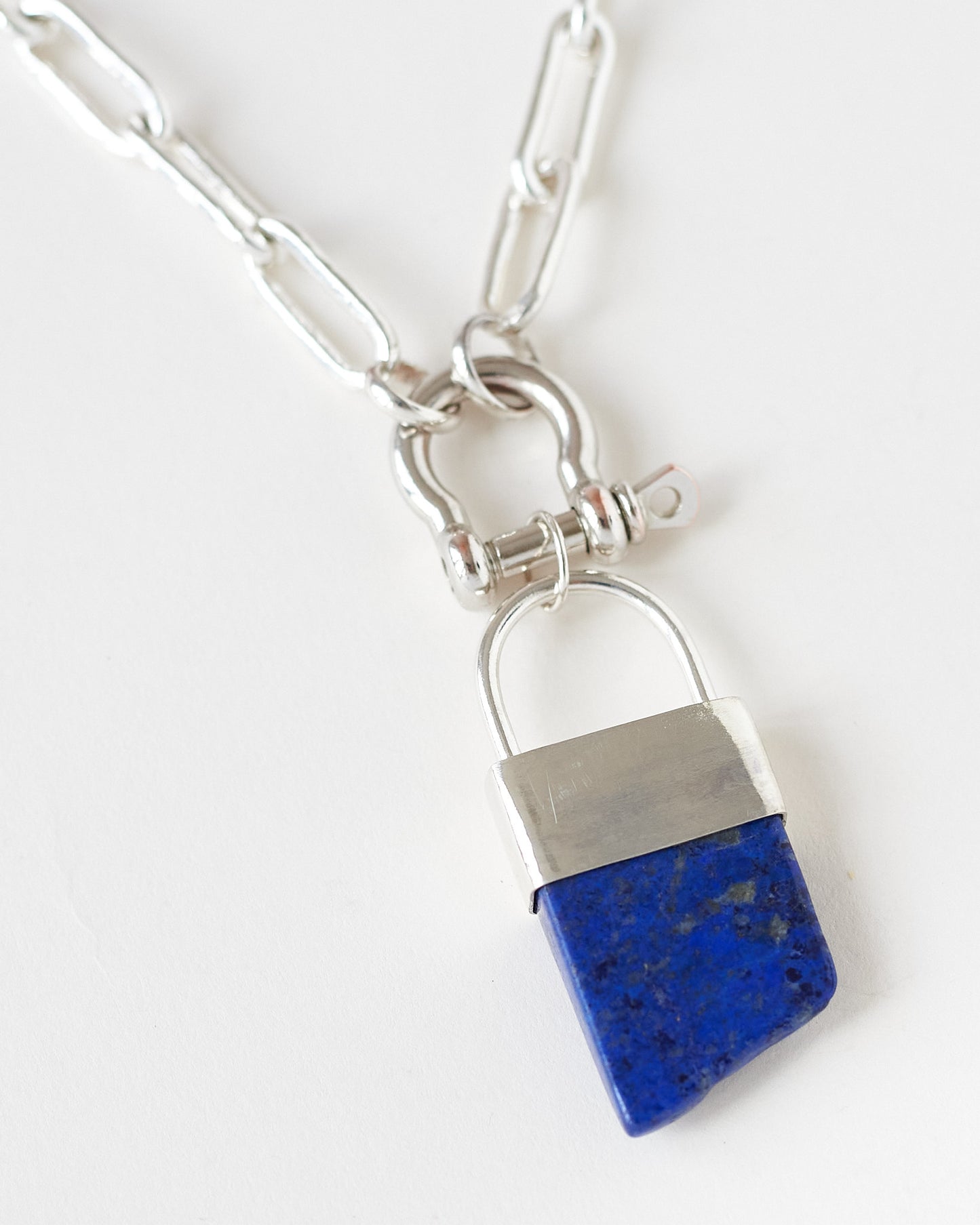 Lapis Silver Pendant